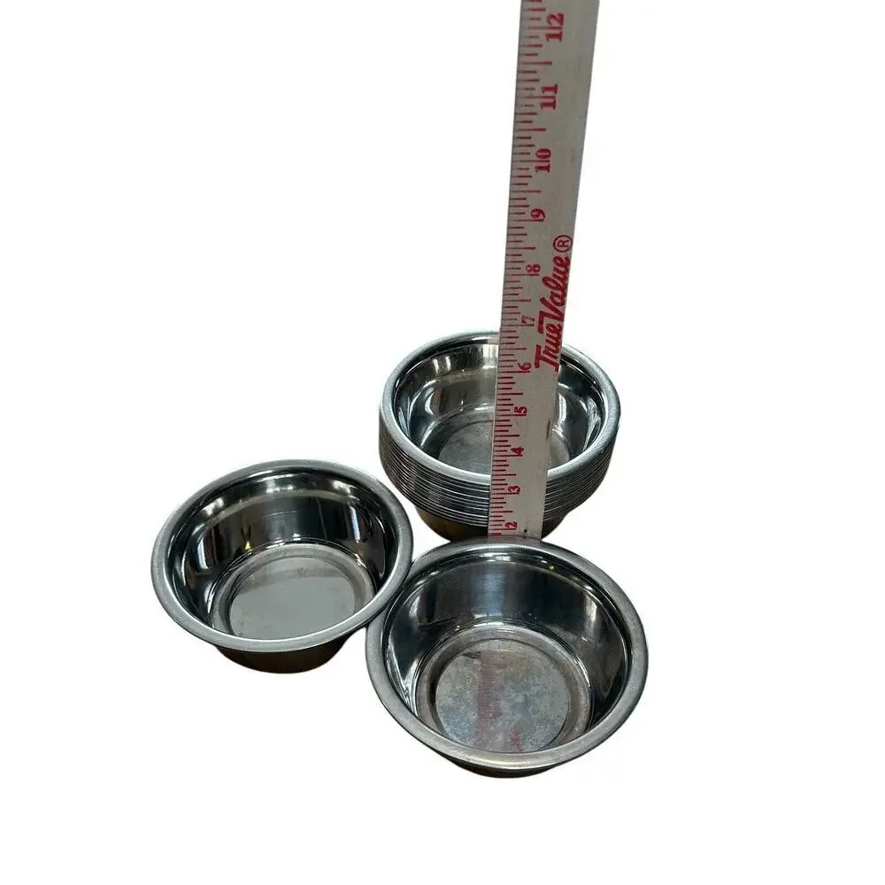PRO SELECT 1 PINT Stainless Steel Bowls - 15 Bowls Kitties Small Dogs Pets